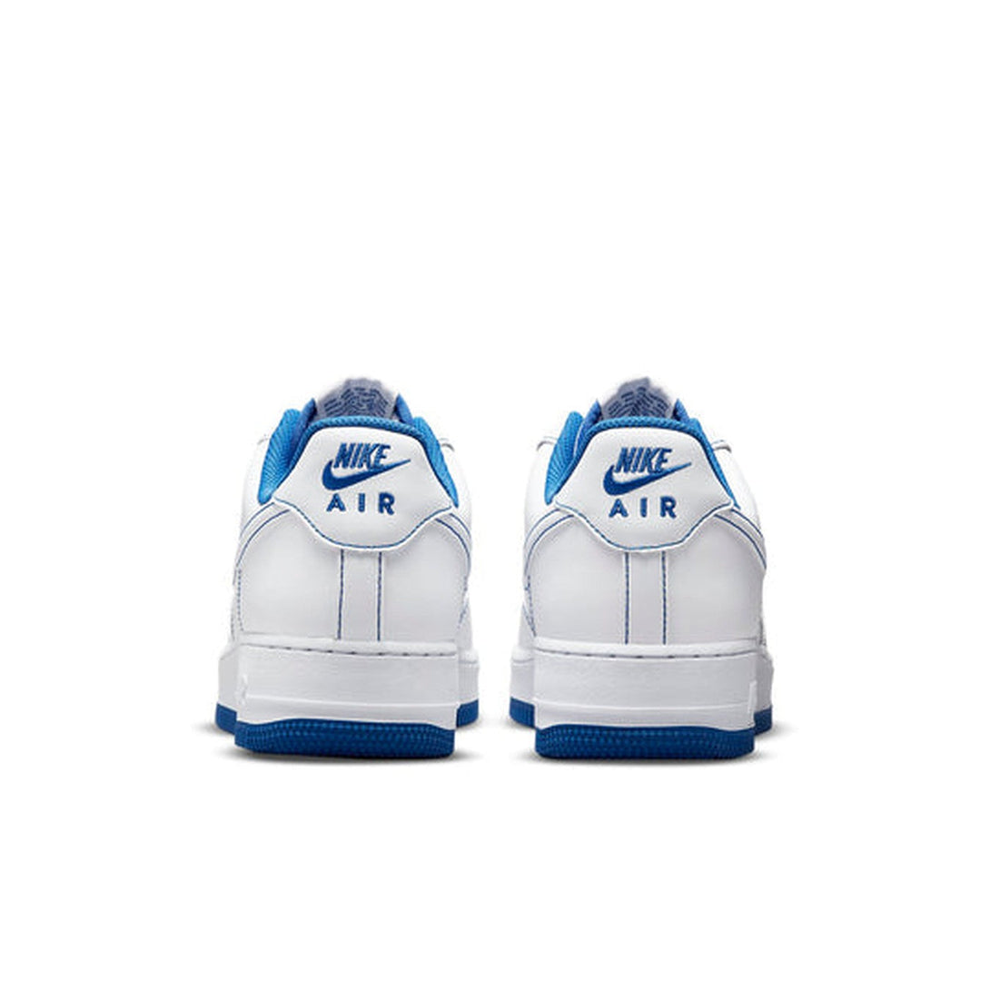 Nike Air Force 1 '07 'Contrast Stitch - White Game Royal'- Streetwear Fashion 950 - levefly.com