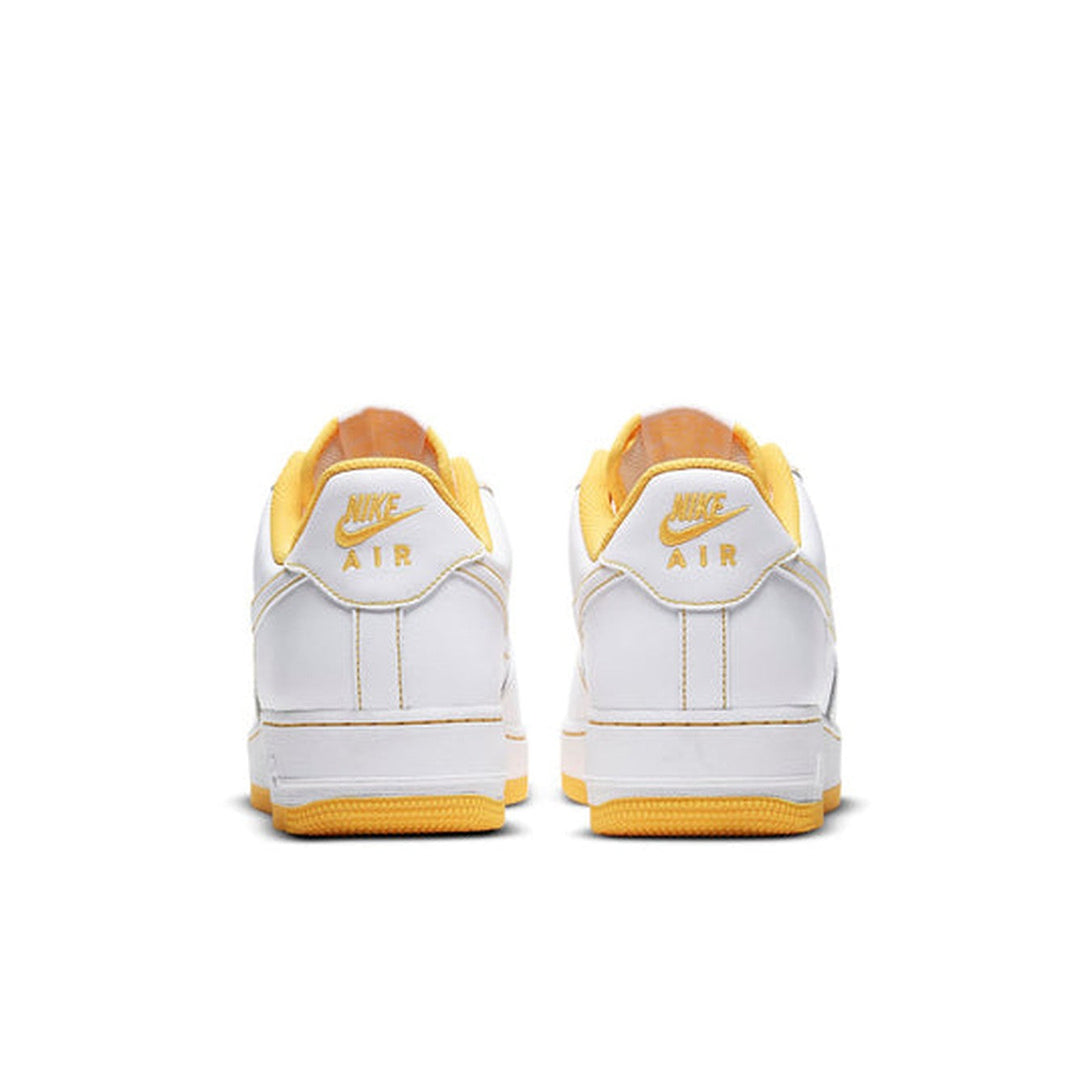 Nike Air Force 1 '07 'Contrast Stitch - White Laser Orange'- Streetwear Fashion 950 - levefly.com