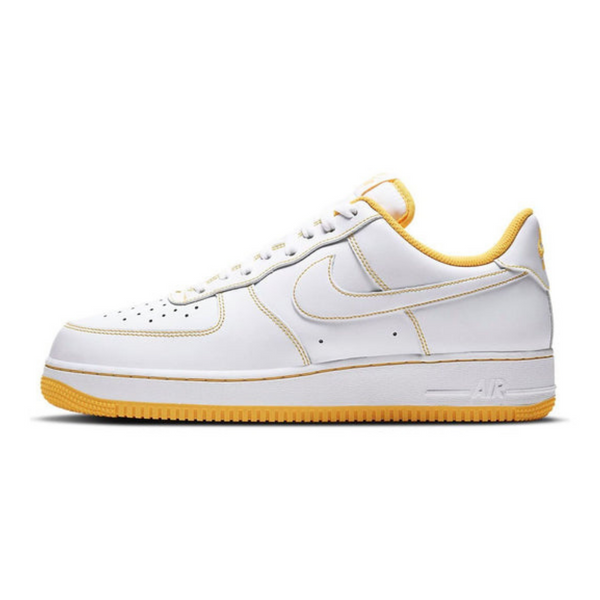 Nike Air Force 1 '07 'Contrast Stitch - White Laser Orange'- Streetwear Fashion 950 - levefly.com