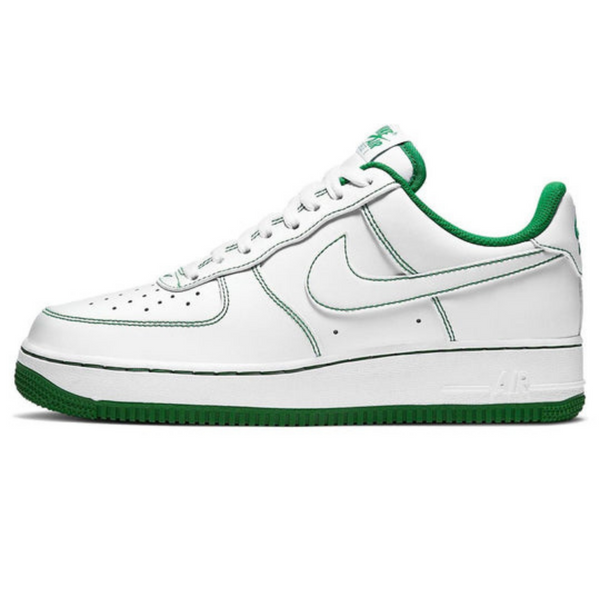 Nike Air Force 1 '07 'Contrast Stitch - White Pine Green'- Streetwear Fashion 950 - levefly.com