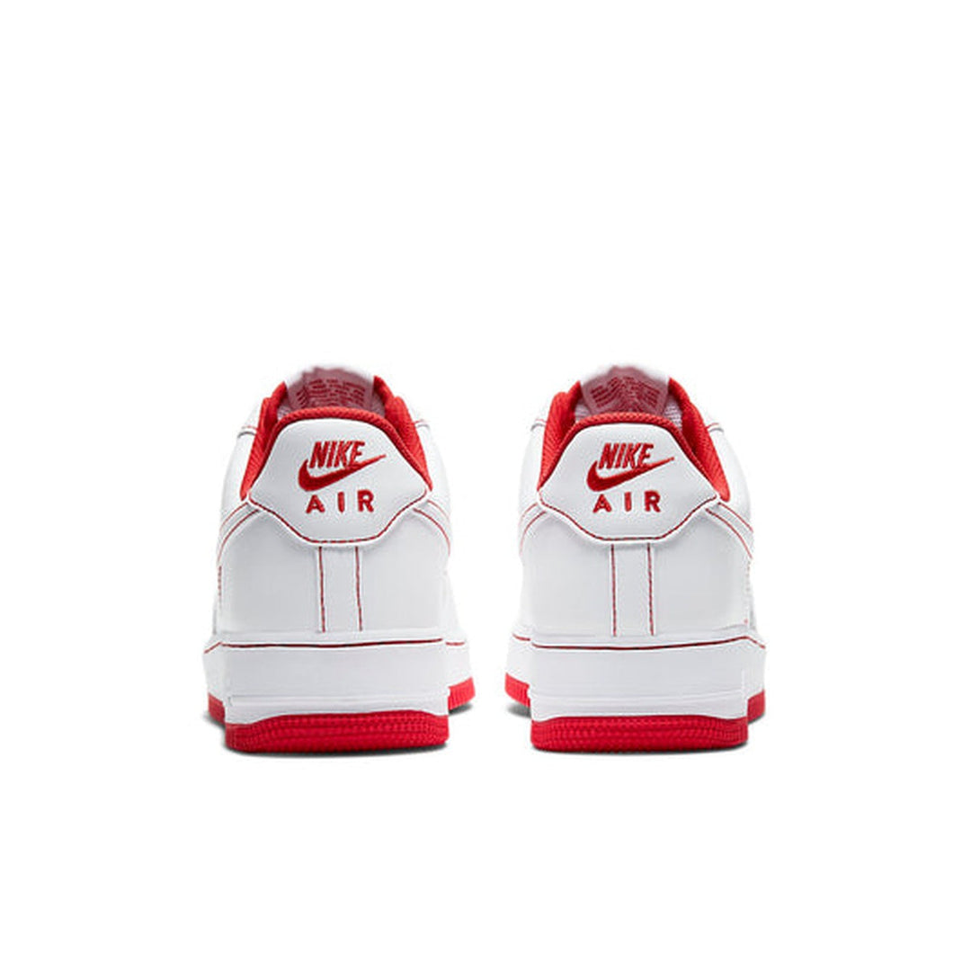 Nike Air Force 1 '07 'Contrast Stitch - White University Red'- Streetwear Fashion 950 - levefly.com