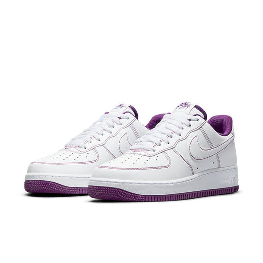 Nike Air Force 1 '07 'Contrast Stitch - White Viotech'- Streetwear Fashion 950 - levefly.com