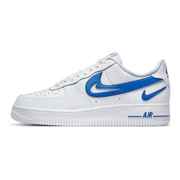 Nike Air Force 1 '07 'Cut Out Swoosh - Game Royal'- Streetwear Fashion 950 - levefly.com