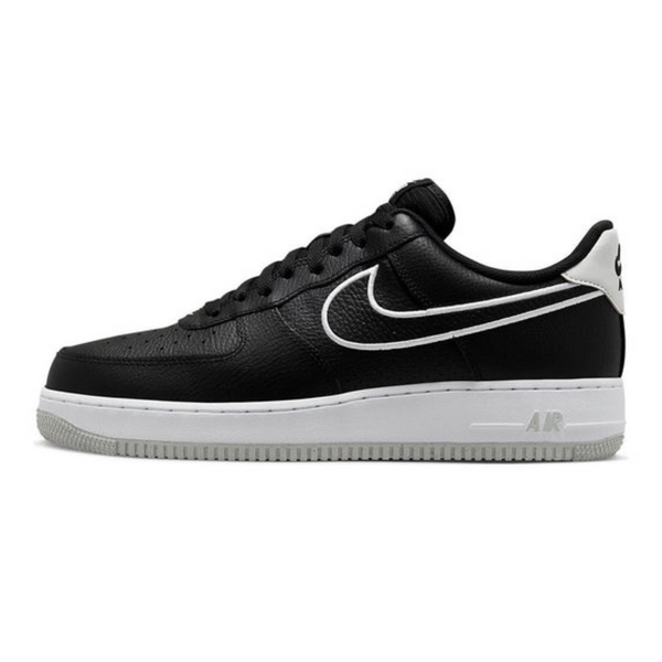 Nike Air Force 1 '07 'Embroidered Swoosh - Black'- Streetwear Fashion 950 - levefly.com