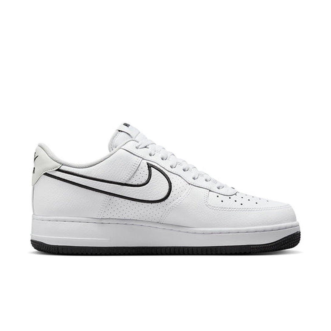 Nike Air Force 1 '07 'Embroidered Swoosh - White Black'- Streetwear Fashion 950 - levefly.com