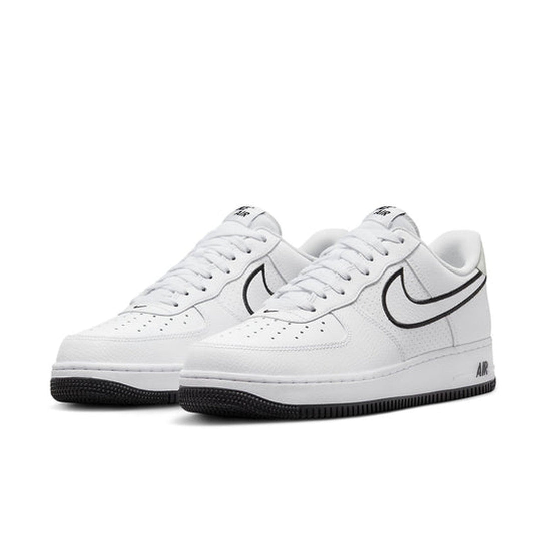 Nike Air Force 1 '07 'Embroidered Swoosh - White Black'- Streetwear Fashion 950 - levefly.com