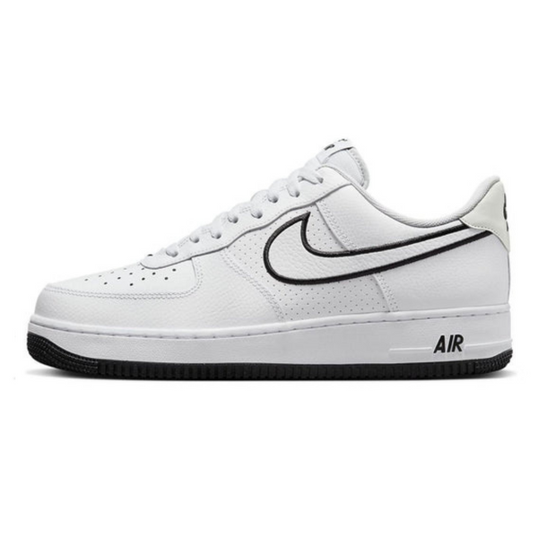 Nike Air Force 1 '07 'Embroidered Swoosh - White Black'- Streetwear Fashion 950 - levefly.com