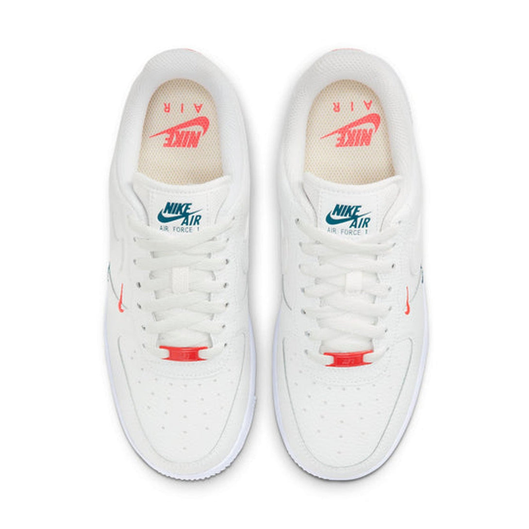 Nike Air Force 1 '07 Essential 'Summit White Solar Red'- Streetwear Fashion 950 - levefly.com