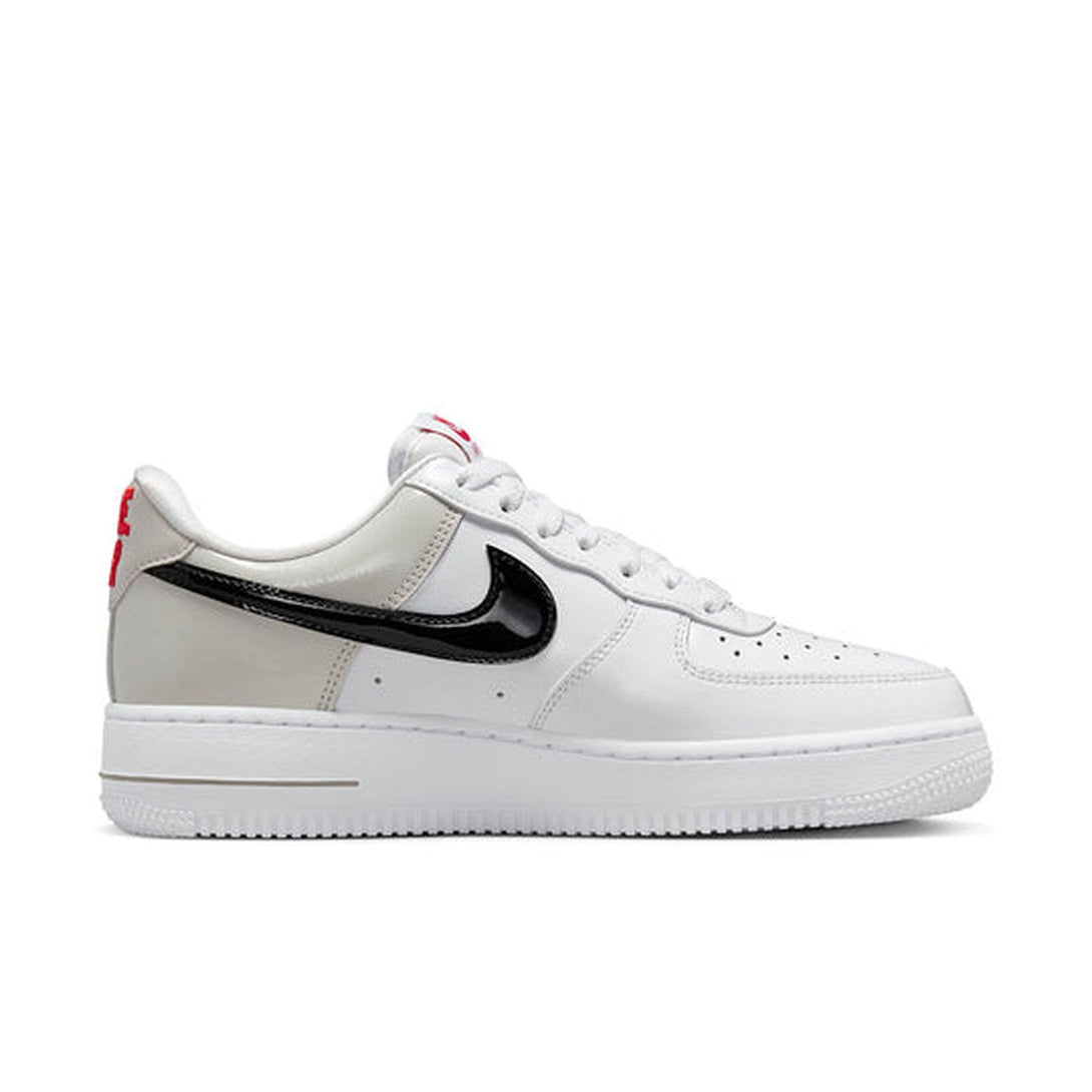 Nike Air Force 1 '07 Essential 'White Iron Ore Patent'- Streetwear Fashion 950 - levefly.com