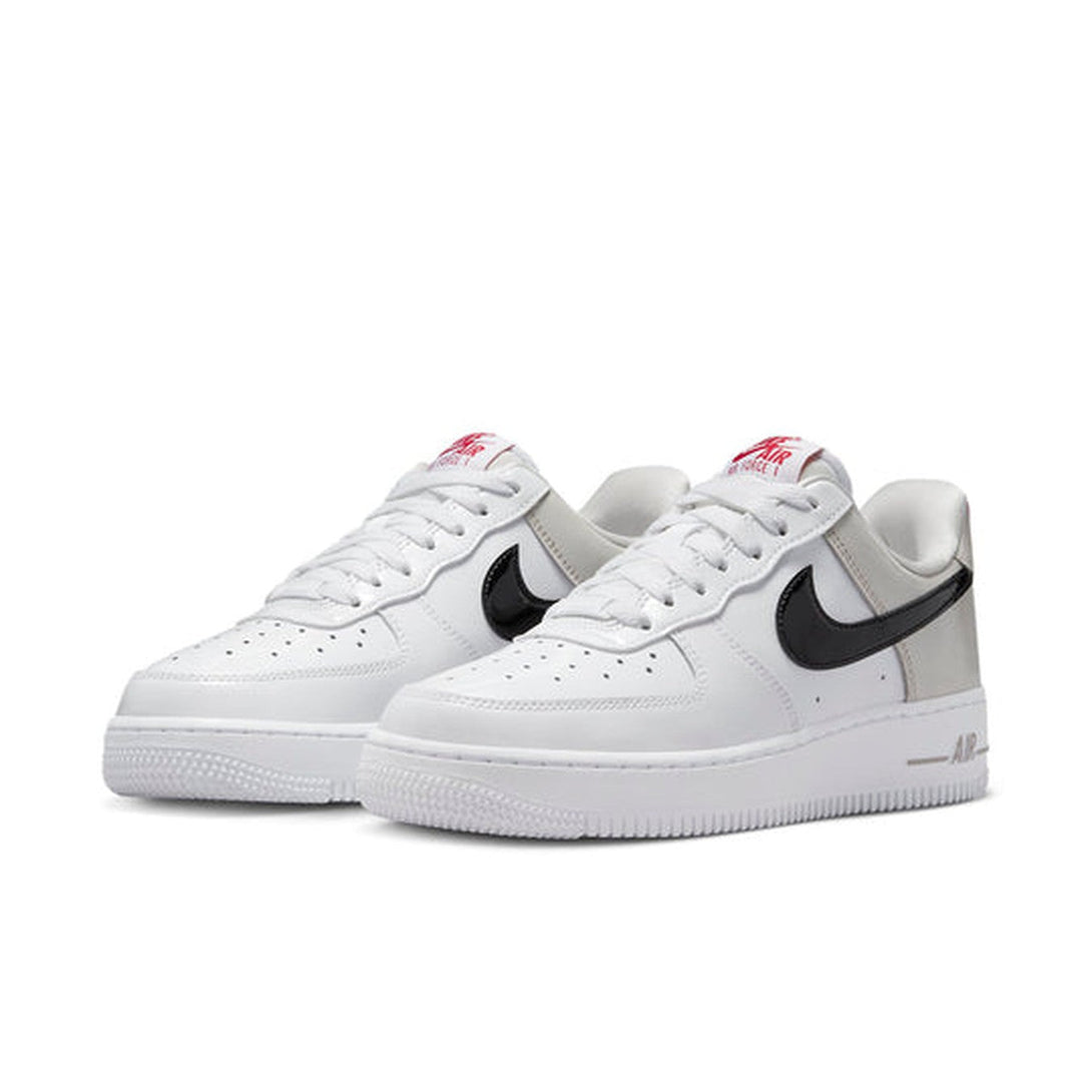 Nike Air Force 1 '07 Essential 'White Iron Ore Patent'- Streetwear Fashion 950 - levefly.com