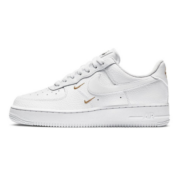 Nike Air Force 1 '07 Essential 'White Metallic Gold'- Streetwear Fashion 950 - levefly.com