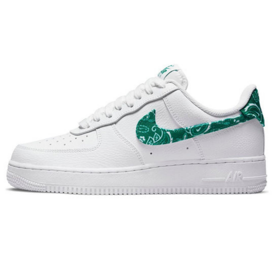 Nike Air Force 1 '07 Essentials 'Green Paisley'- Streetwear Fashion 950 - levefly.com