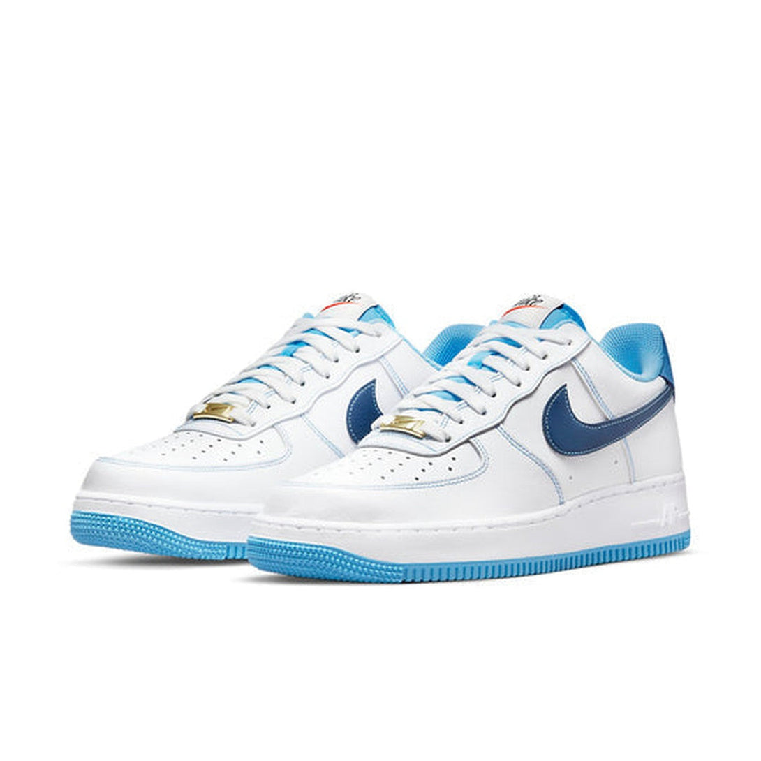 Nike Air Force 1 '07 'First Use - White University Blue'- Streetwear Fashion 950 - levefly.com