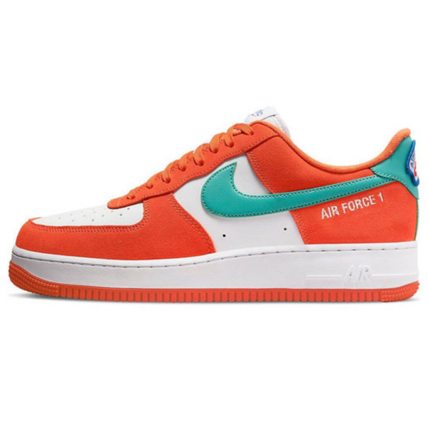 Nike Air Force 1 '07 LV8 'Athletic Club - Rush Orange Washed Teal'- Streetwear Fashion 950 - levefly.com