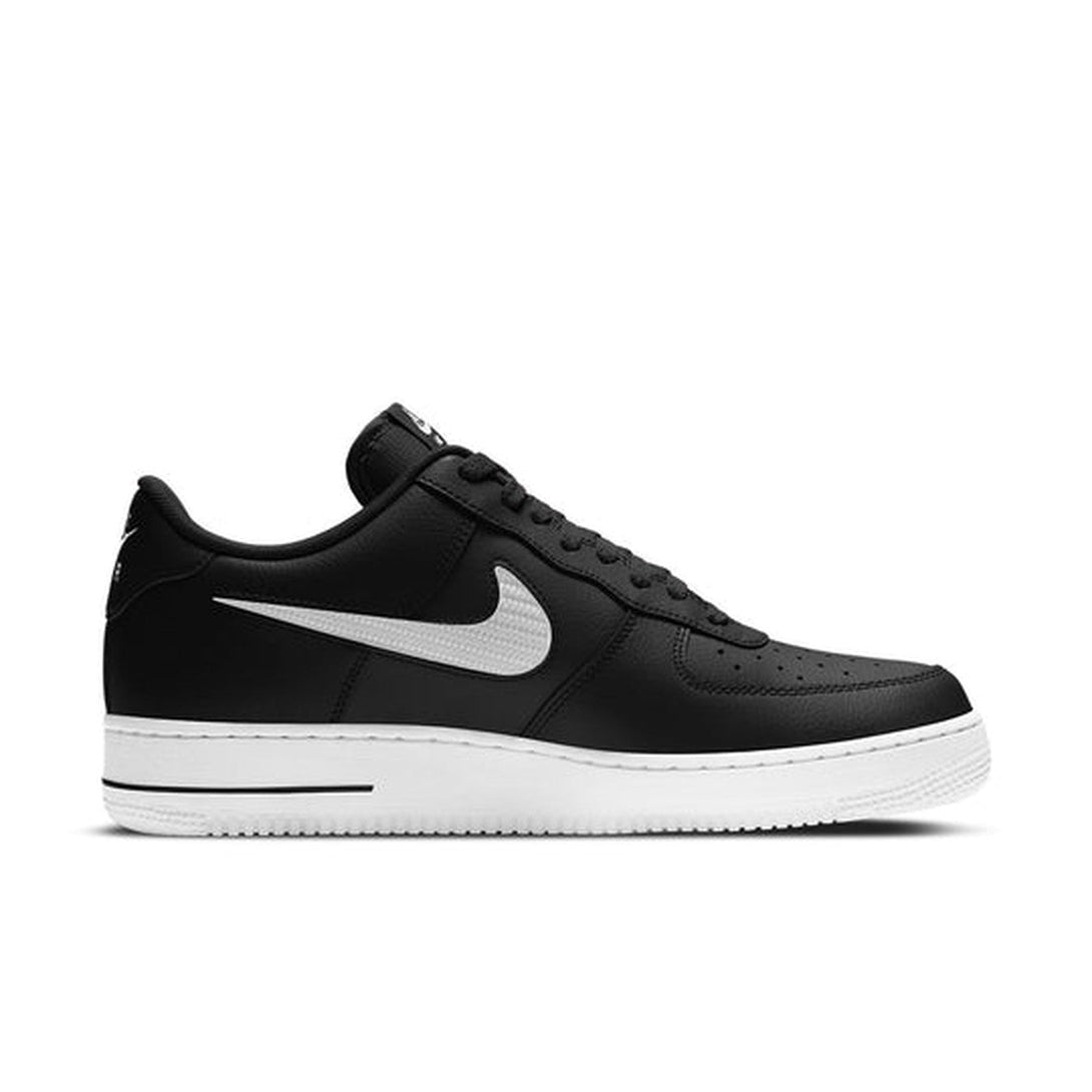 Nike Air Force 1 '07 LV8 'Cut Out Swoosh - Black White'- Streetwear Fashion 950 - levefly.com