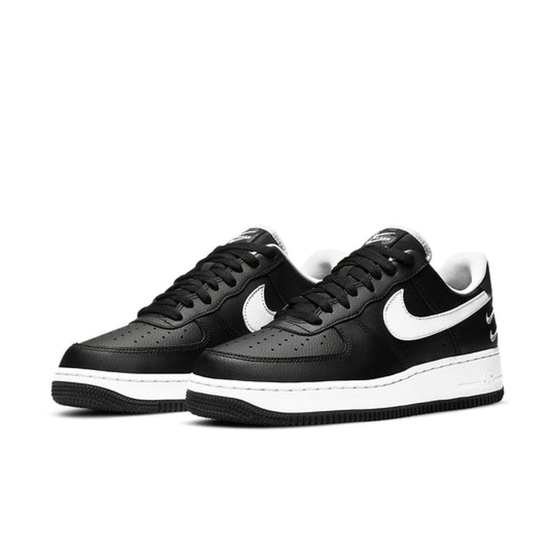 Nike Air Force 1 '07 LV8 'Double Swoosh - Black White'- Streetwear Fashion 950 - levefly.com