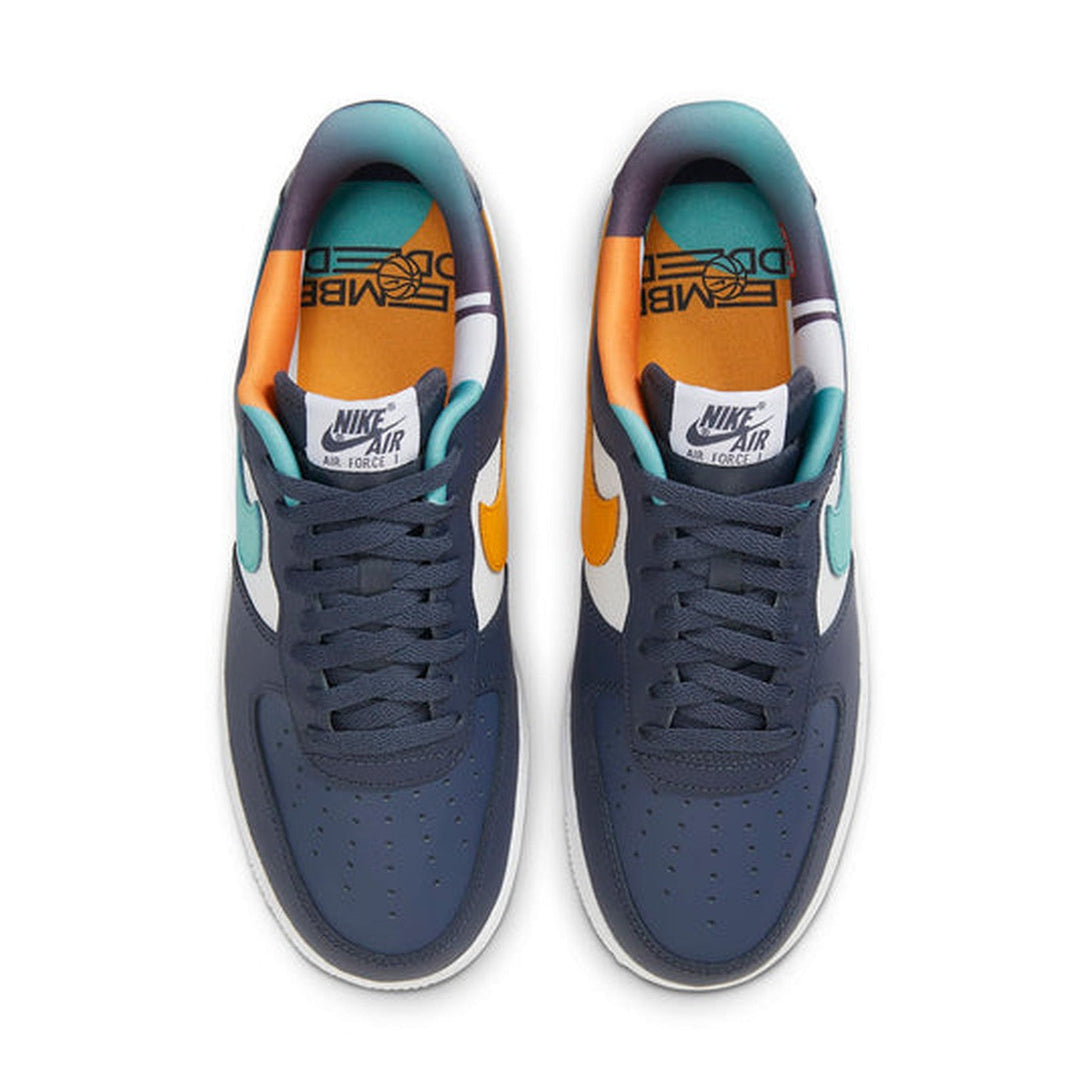 Nike Air Force 1 '07 LV8 EMB 'Thunder Blue Washed Teal'- Streetwear Fashion 950 - levefly.com