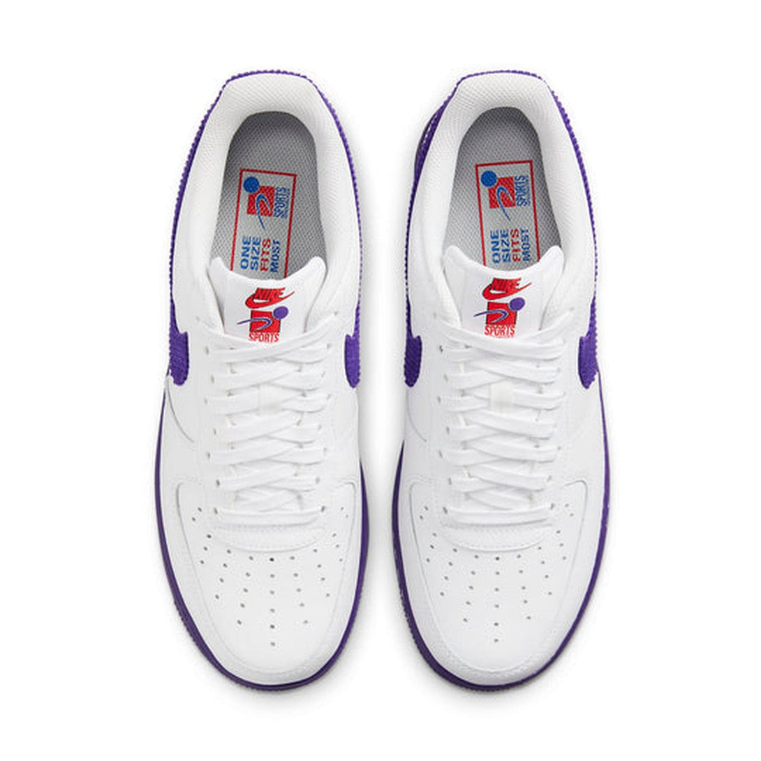 Nike Air Force 1 '07 LV8 EMB 'White Court Purple'- Streetwear Fashion 950 - levefly.com