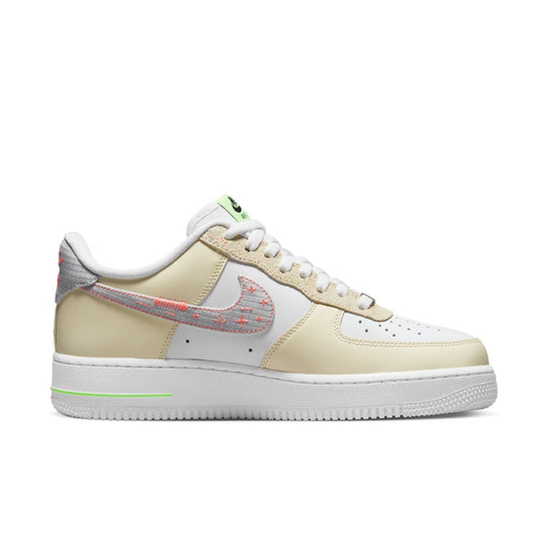 Nike Air Force 1 '07 LV8 'Just Stitch It - White Shade Green'- Streetwear Fashion 950 - levefly.com