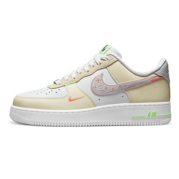 Nike Air Force 1 '07 LV8 'Just Stitch It - White Shade Green'- Streetwear Fashion 950 - levefly.com