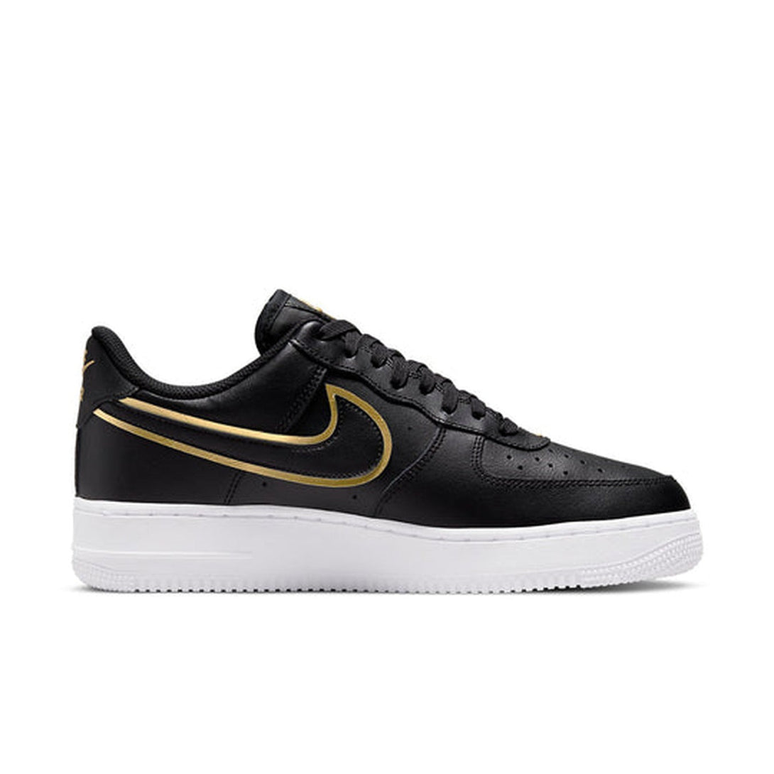 Nike Air Force 1 '07 LV8 'Metallic Swoosh Pack - Black'- Streetwear Fashion 950 - levefly.com