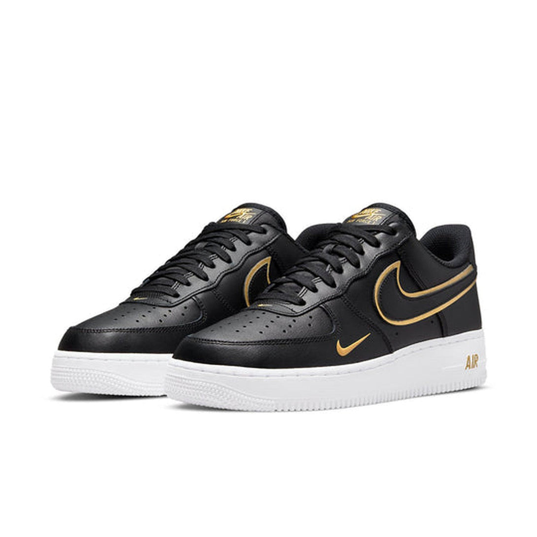 Nike Air Force 1 '07 LV8 'Metallic Swoosh Pack - Black'- Streetwear Fashion 950 - levefly.com