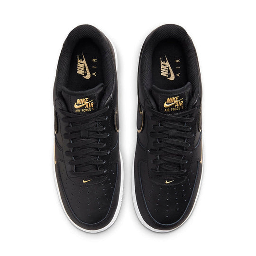 Nike Air Force 1 '07 LV8 'Metallic Swoosh Pack - Black'- Streetwear Fashion 950 - levefly.com