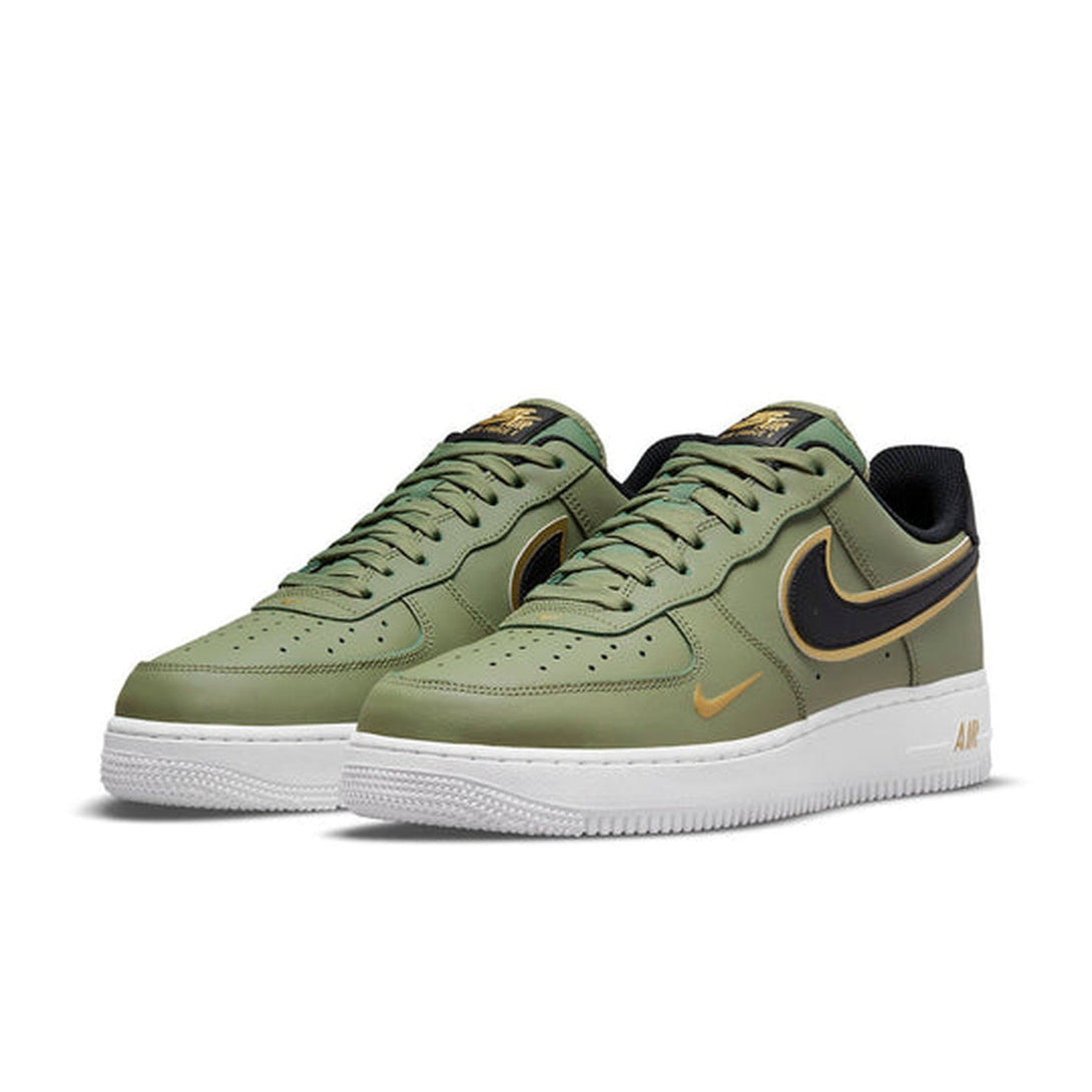 Nike Air Force 1 '07 LV8 'Metallic Swoosh Pack - Oil Green'- Streetwear Fashion 950 - levefly.com