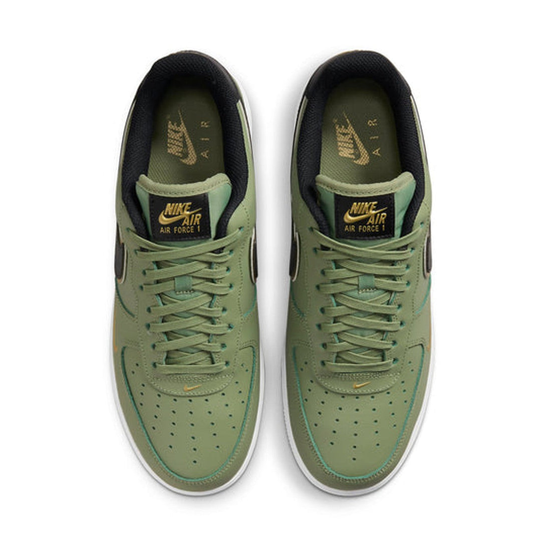 Nike Air Force 1 '07 LV8 'Metallic Swoosh Pack - Oil Green'- Streetwear Fashion 950 - levefly.com