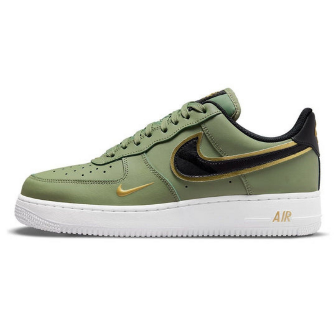 Nike Air Force 1 '07 LV8 'Metallic Swoosh Pack - Oil Green'- Streetwear Fashion 950 - levefly.com