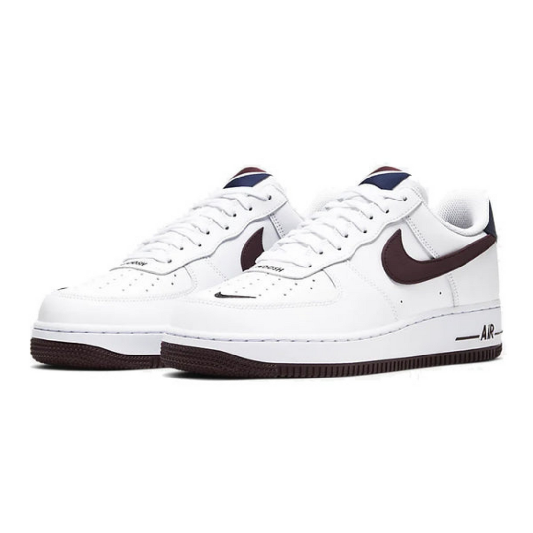 Nike Air Force 1 '07 LV8 'White Night Maroon'- Streetwear Fashion 950 - levefly.com