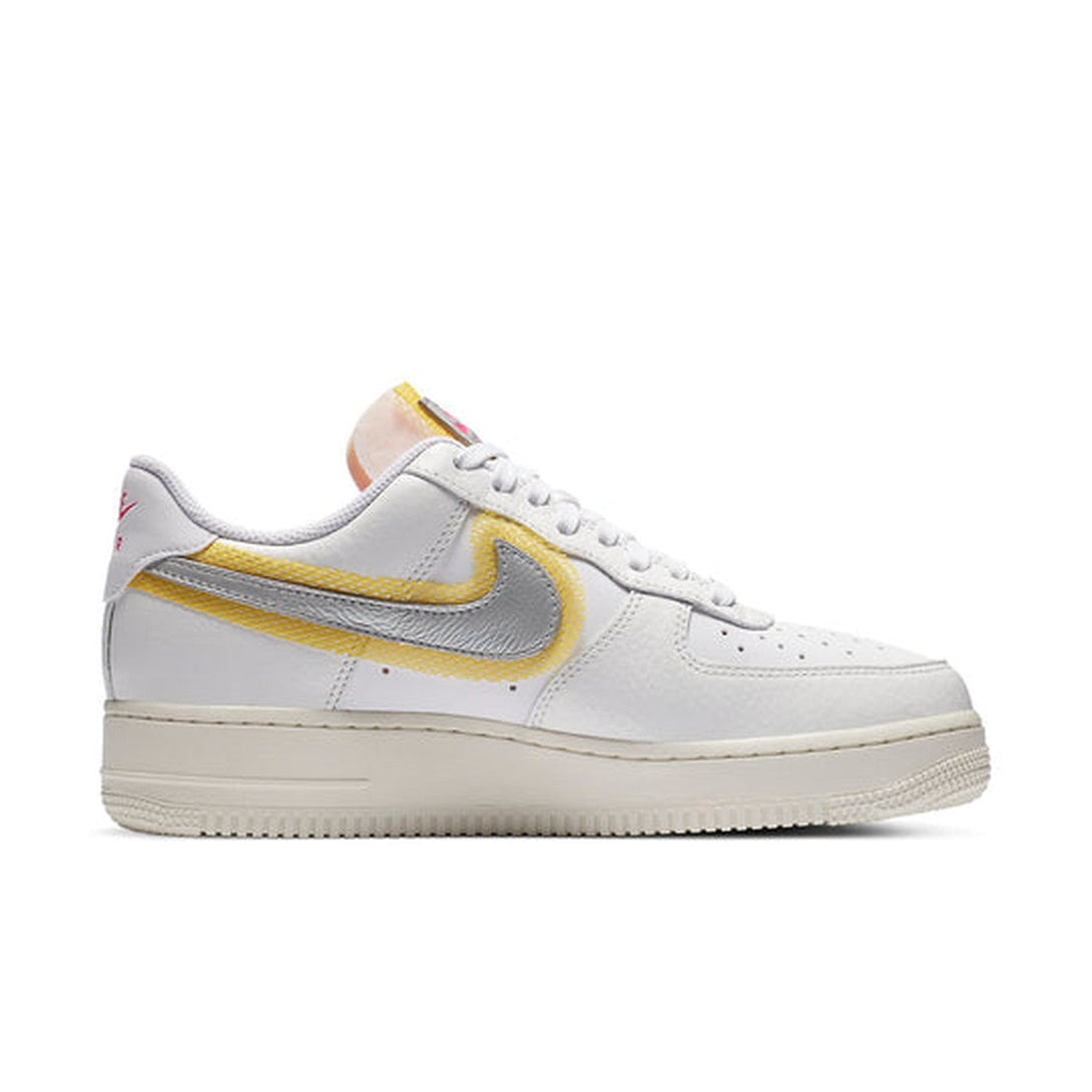 Nike Air Force 1 '07 LX 'White Metallic Silver Gold'- Streetwear Fashion 950 - levefly.com