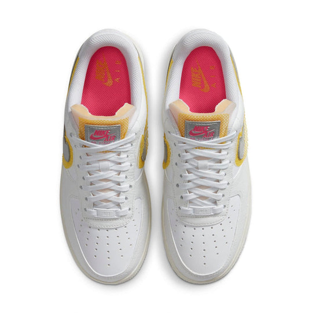 Nike Air Force 1 '07 LX 'White Metallic Silver Gold'- Streetwear Fashion 950 - levefly.com