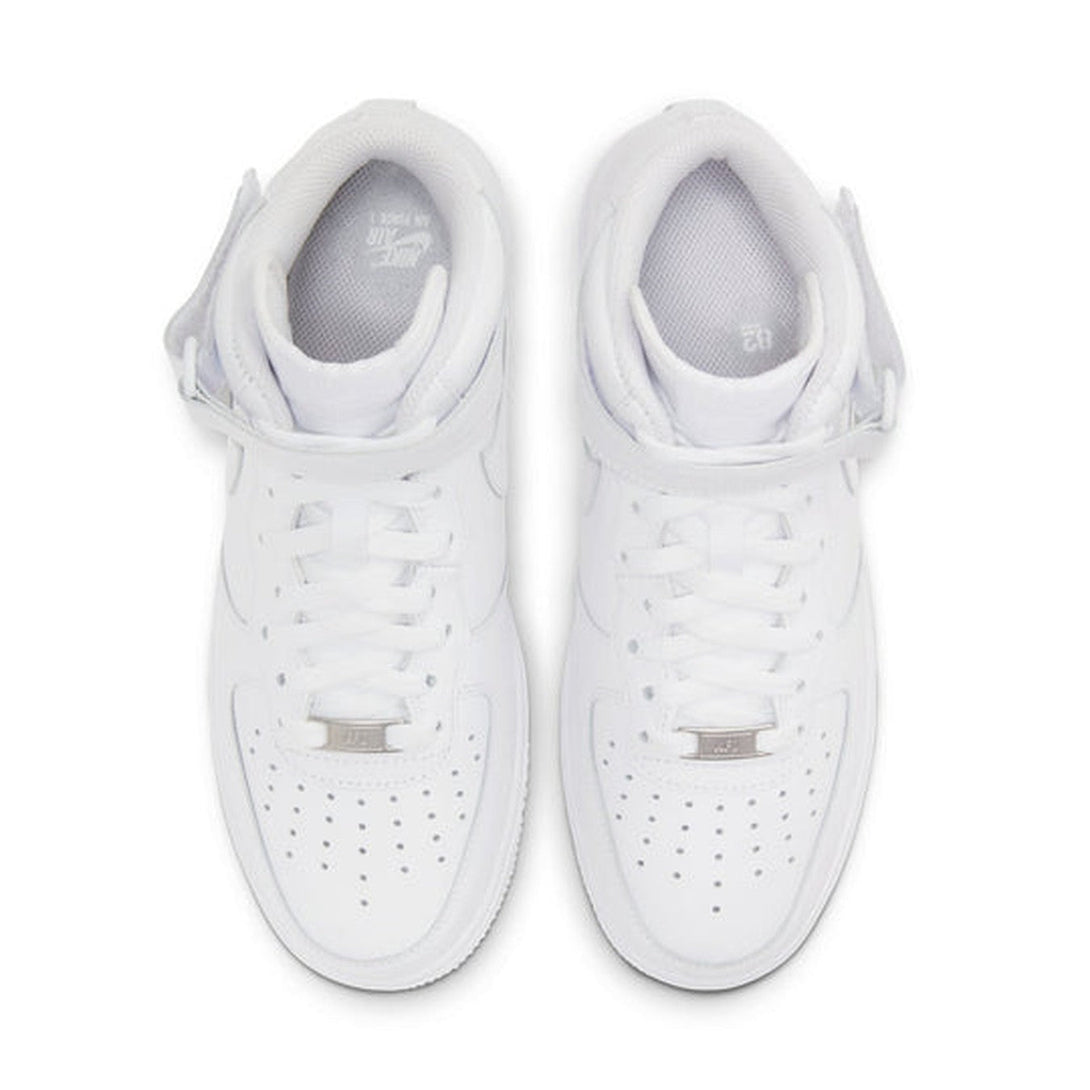 Nike Air Force 1 '07 Mid 'Triple White'- Streetwear Fashion 950 - levefly.com