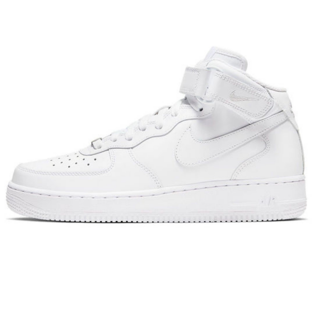 Nike Air Force 1 '07 Mid 'Triple White'- Streetwear Fashion 950 - levefly.com