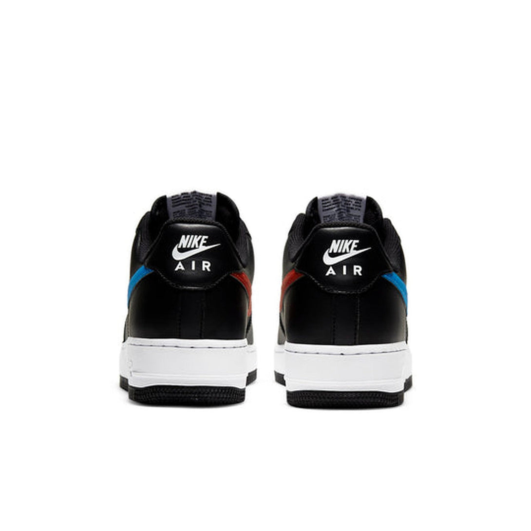 Nike Air Force 1 '07 'Mismatch Swooshes - Black'- Streetwear Fashion 950 - levefly.com