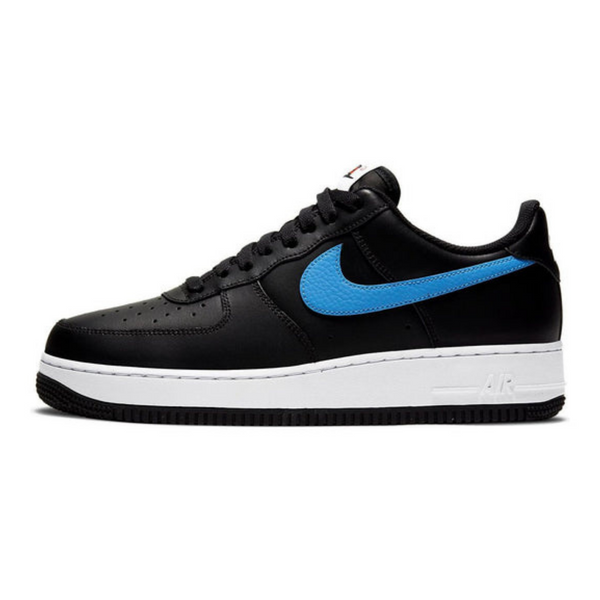 Nike Air Force 1 '07 'Mismatch Swooshes - Black'- Streetwear Fashion 950 - levefly.com