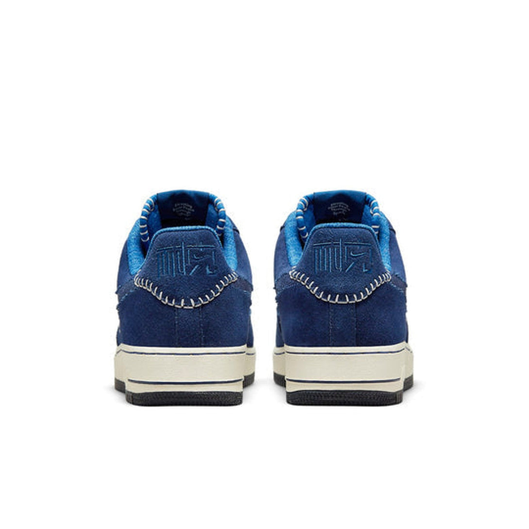 Nike Air Force 1 '07 PRM The One Line Low-top Sneakers Blue Unisex 'Blue White Black'- Streetwear Fashion 950 - levefly.com