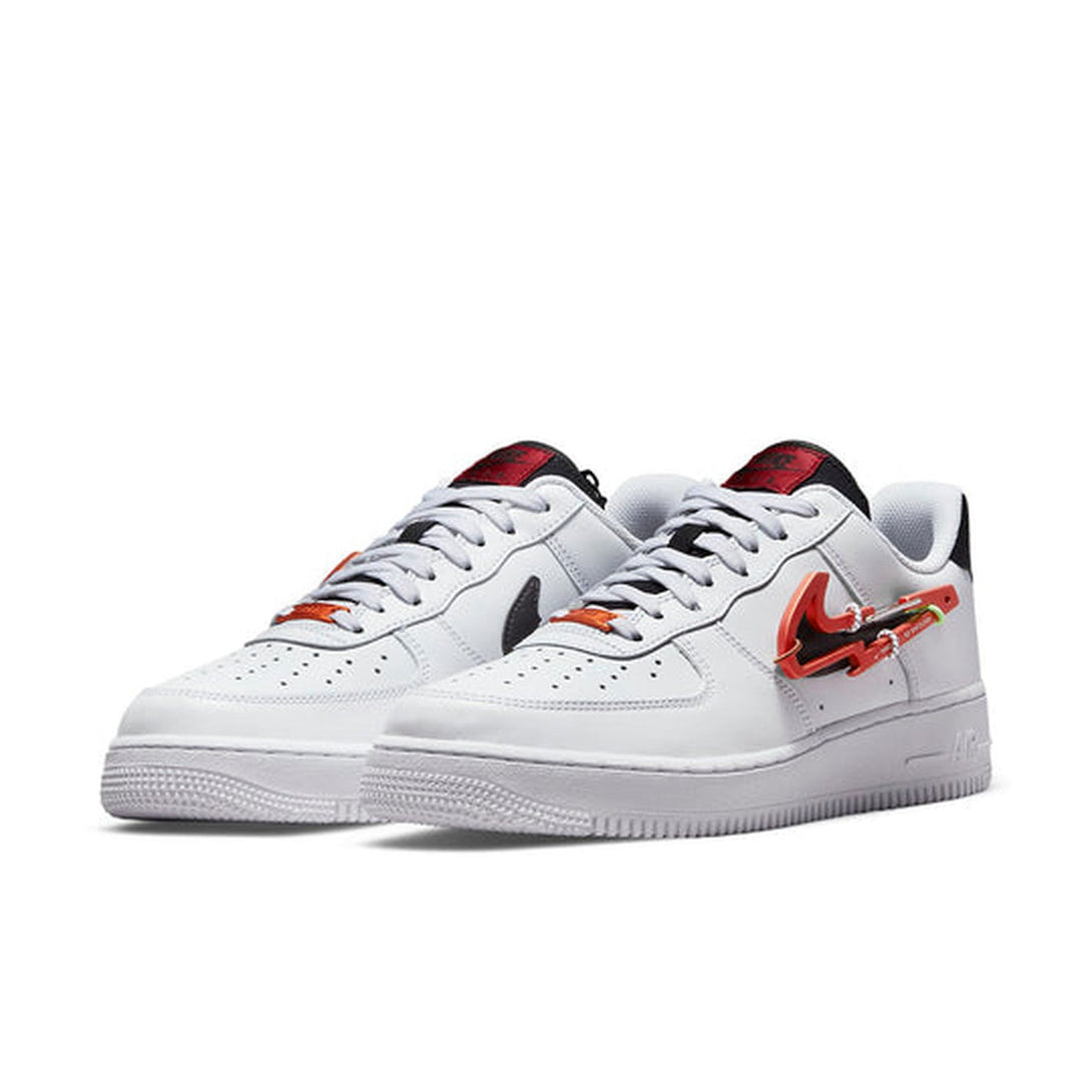 Nike Air Force 1 '07 Premium 'Carabiner - White Habanero Red'- Streetwear Fashion 950 - levefly.com