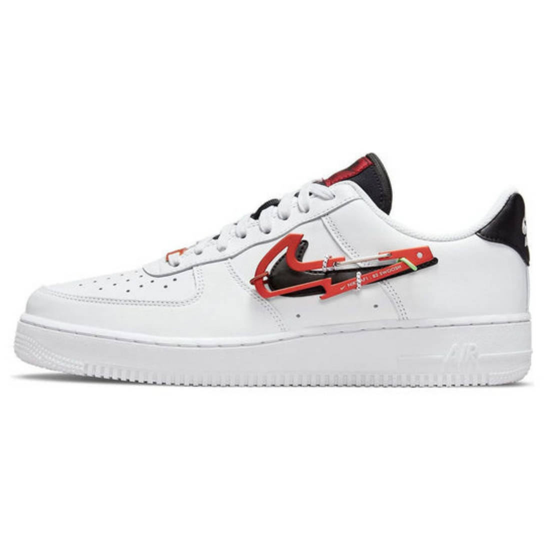 Nike Air Force 1 '07 Premium 'Carabiner - White Habanero Red'- Streetwear Fashion 950 - levefly.com