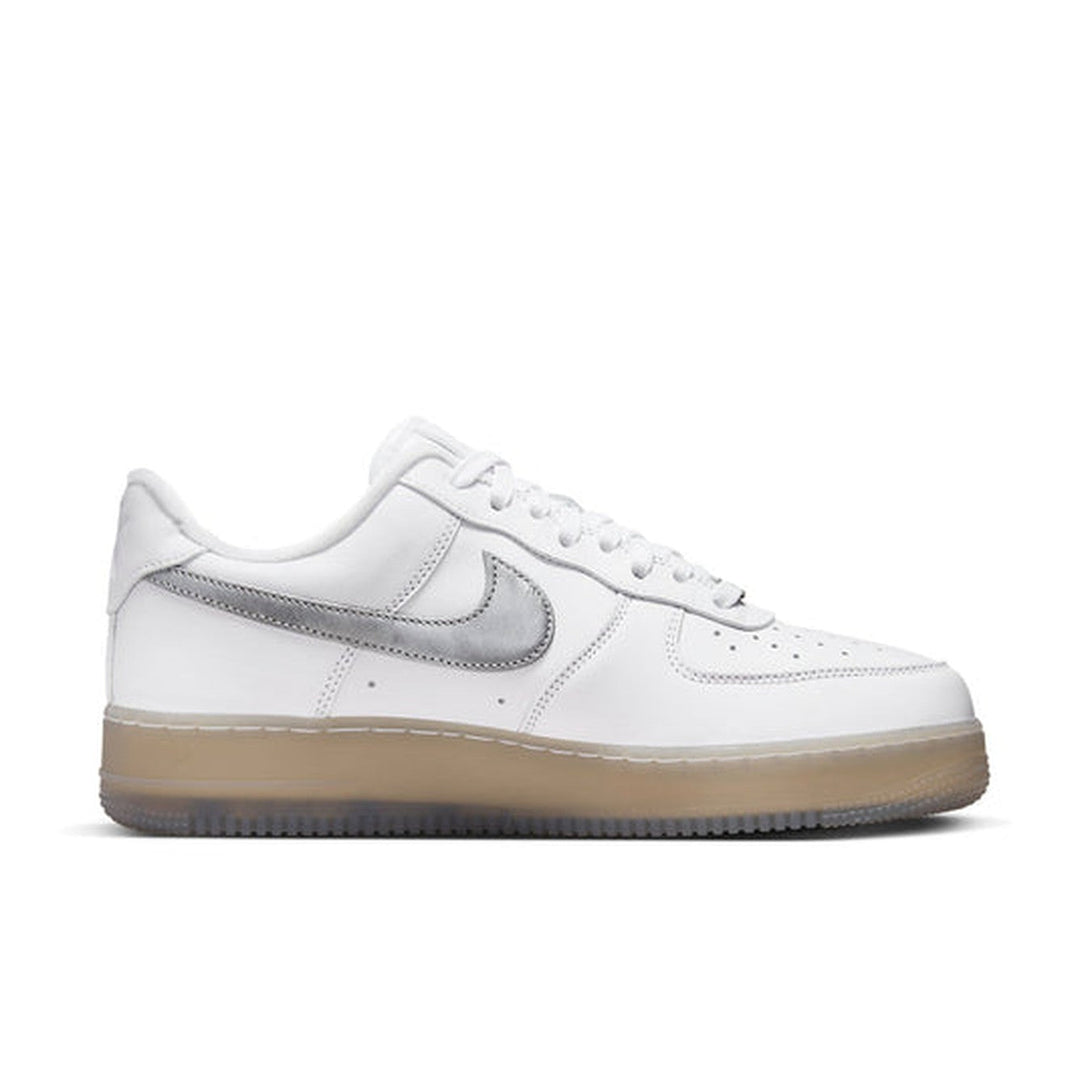 Nike Air Force 1 '07 Premium 'White Metallic Silver'- Streetwear Fashion 950 - levefly.com