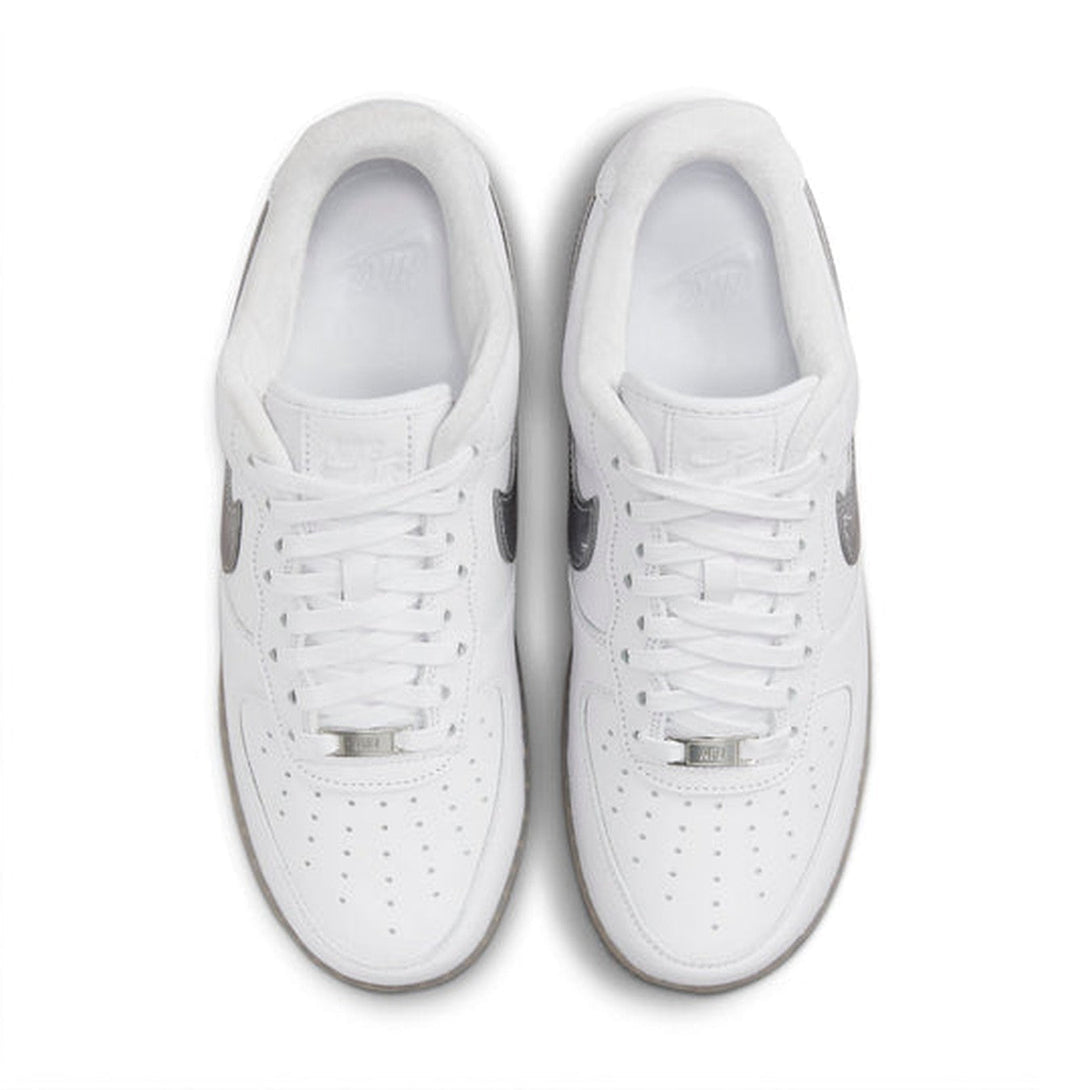 Nike Air Force 1 '07 Premium 'White Metallic Silver'- Streetwear Fashion 950 - levefly.com