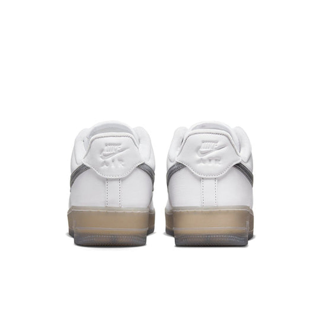 Nike Air Force 1 '07 Premium 'White Metallic Silver'- Streetwear Fashion 950 - levefly.com