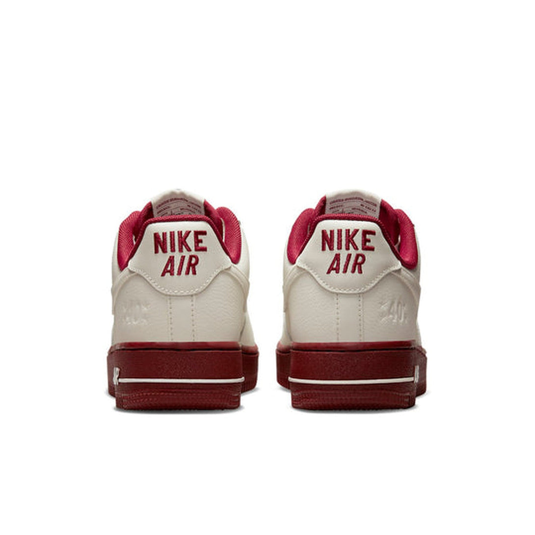 Nike Air Force 1 '07 SE '40th Anniversary - Sail Team Red'- Streetwear Fashion 950 - levefly.com