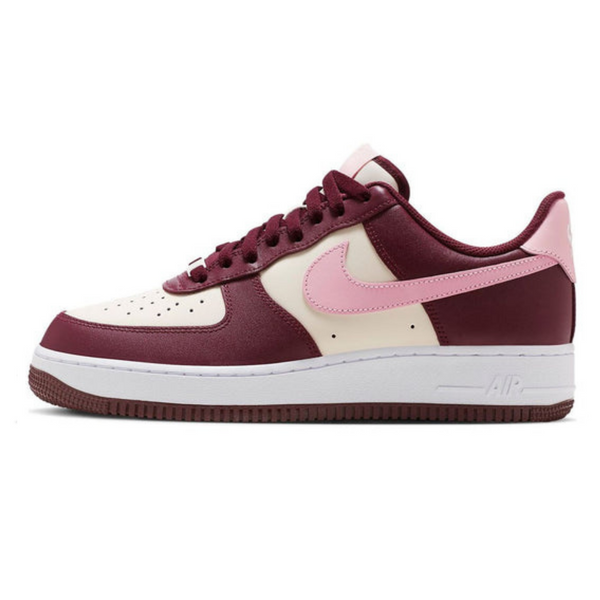 Nike Air Force 1 '07 'Sail Maroon'- Streetwear Fashion 950 - levefly.com