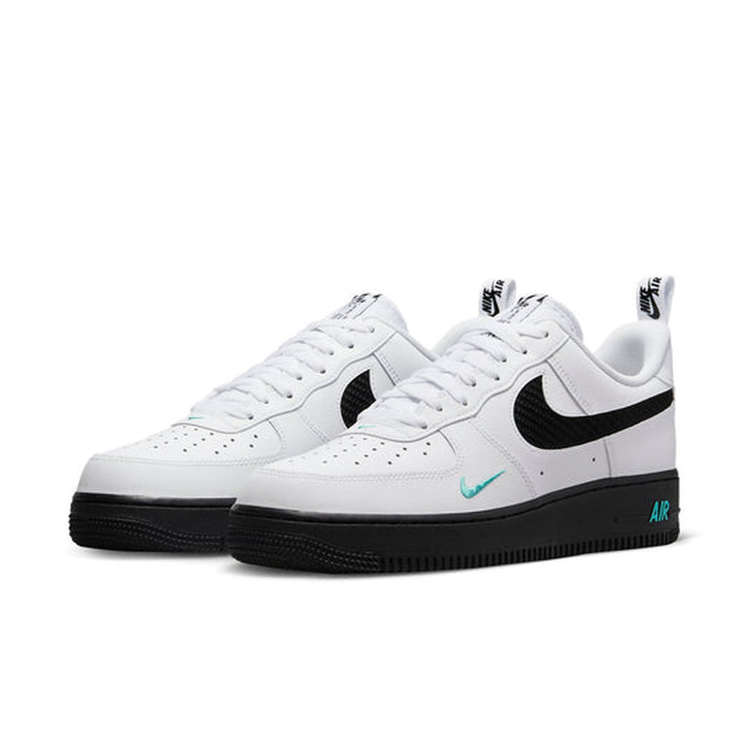 Nike Air Force 1 '07 'White Black Teal'- Streetwear Fashion 950 - levefly.com