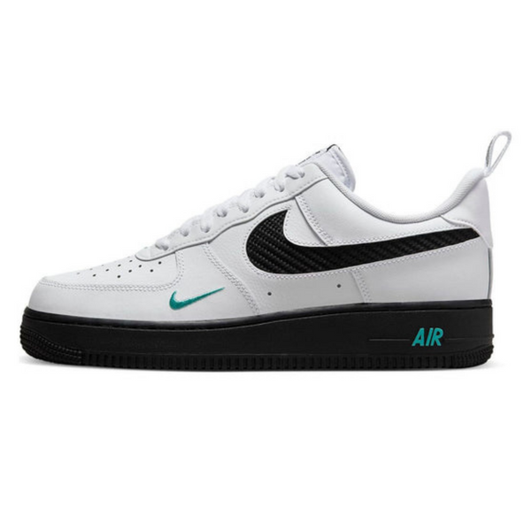 Nike Air Force 1 '07 'White Black Teal'- Streetwear Fashion 950 - levefly.com