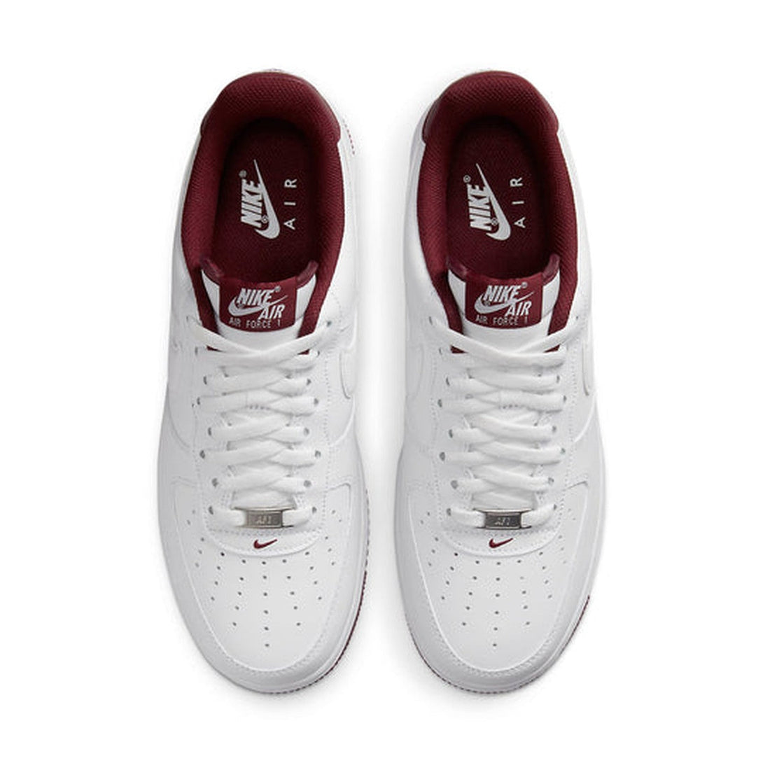 Nike Air Force 1 '07 'White Dark Beetroot'- Streetwear Fashion 950 - levefly.com