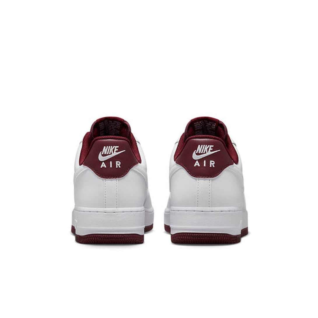 Nike Air Force 1 '07 'White Dark Beetroot'- Streetwear Fashion 950 - levefly.com