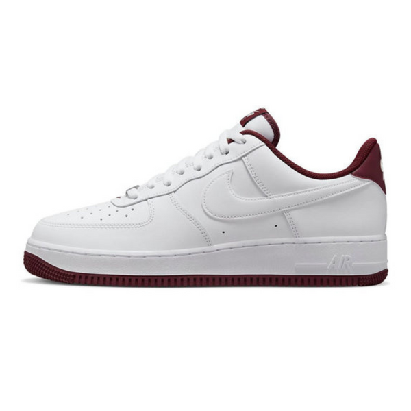 Nike Air Force 1 '07 'White Dark Beetroot'- Streetwear Fashion 950 - levefly.com